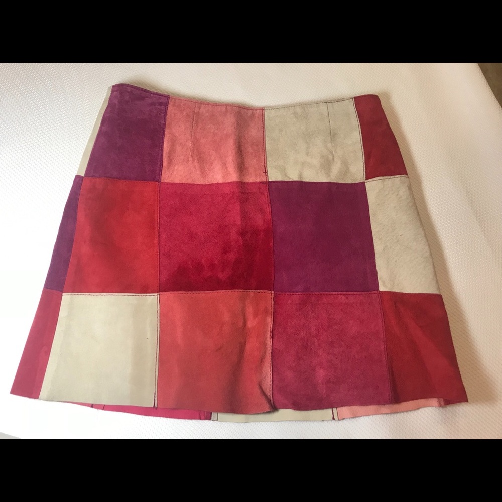 Express leather skirt